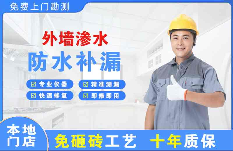团城山外墙渗水维修